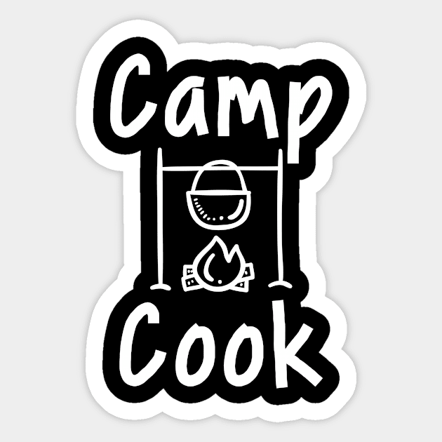 Camp Cook Sticker by 4Craig